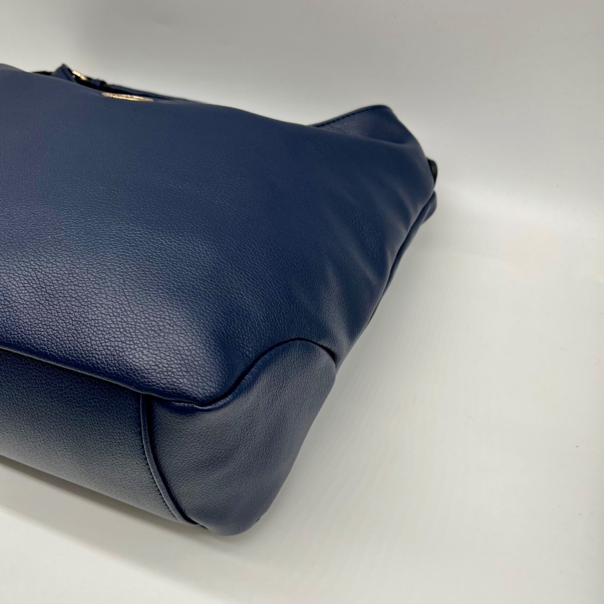 Marilyn Monroe Navy Blue Faux Leather Hobo Bag