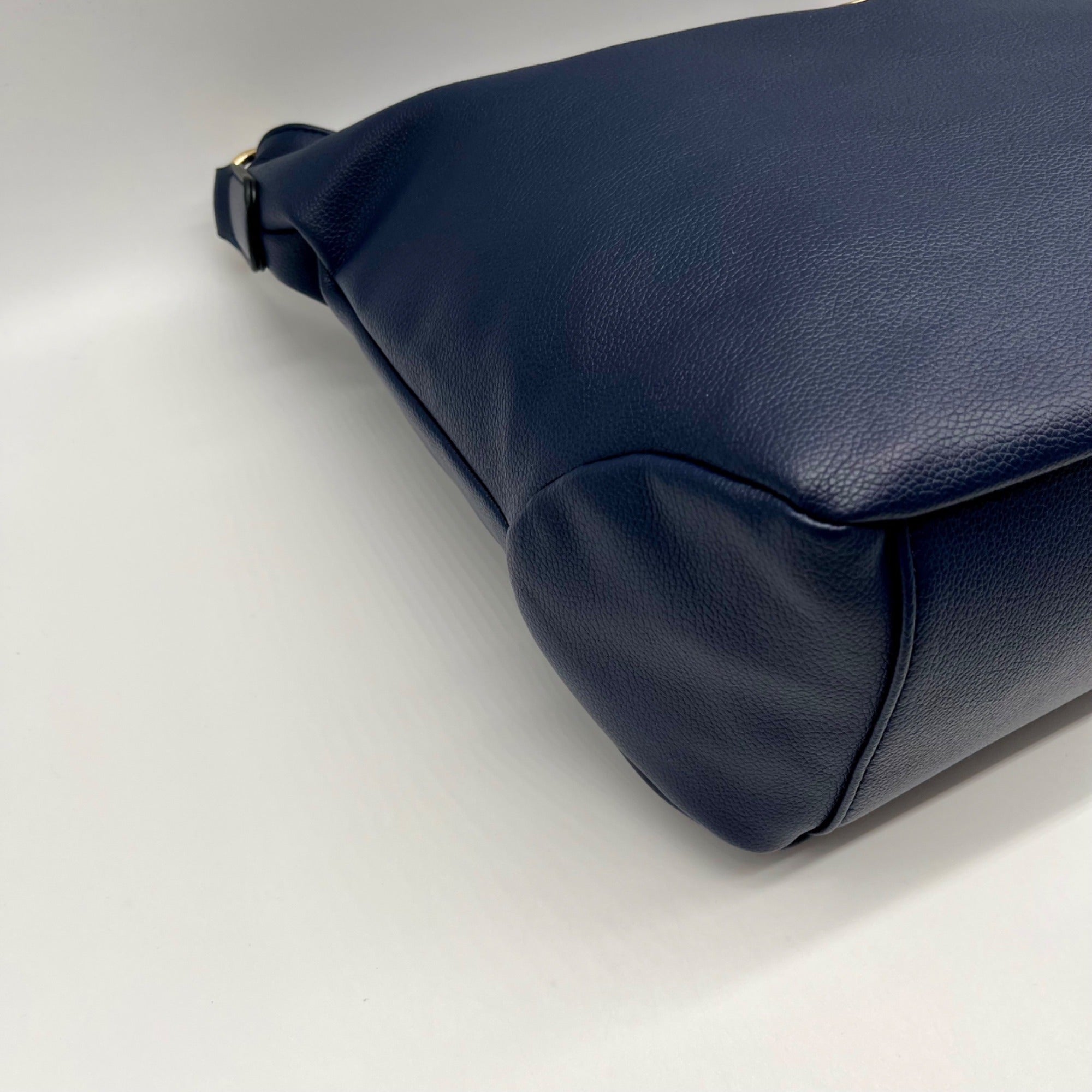 Marilyn Monroe Navy Blue Faux Leather Hobo Bag