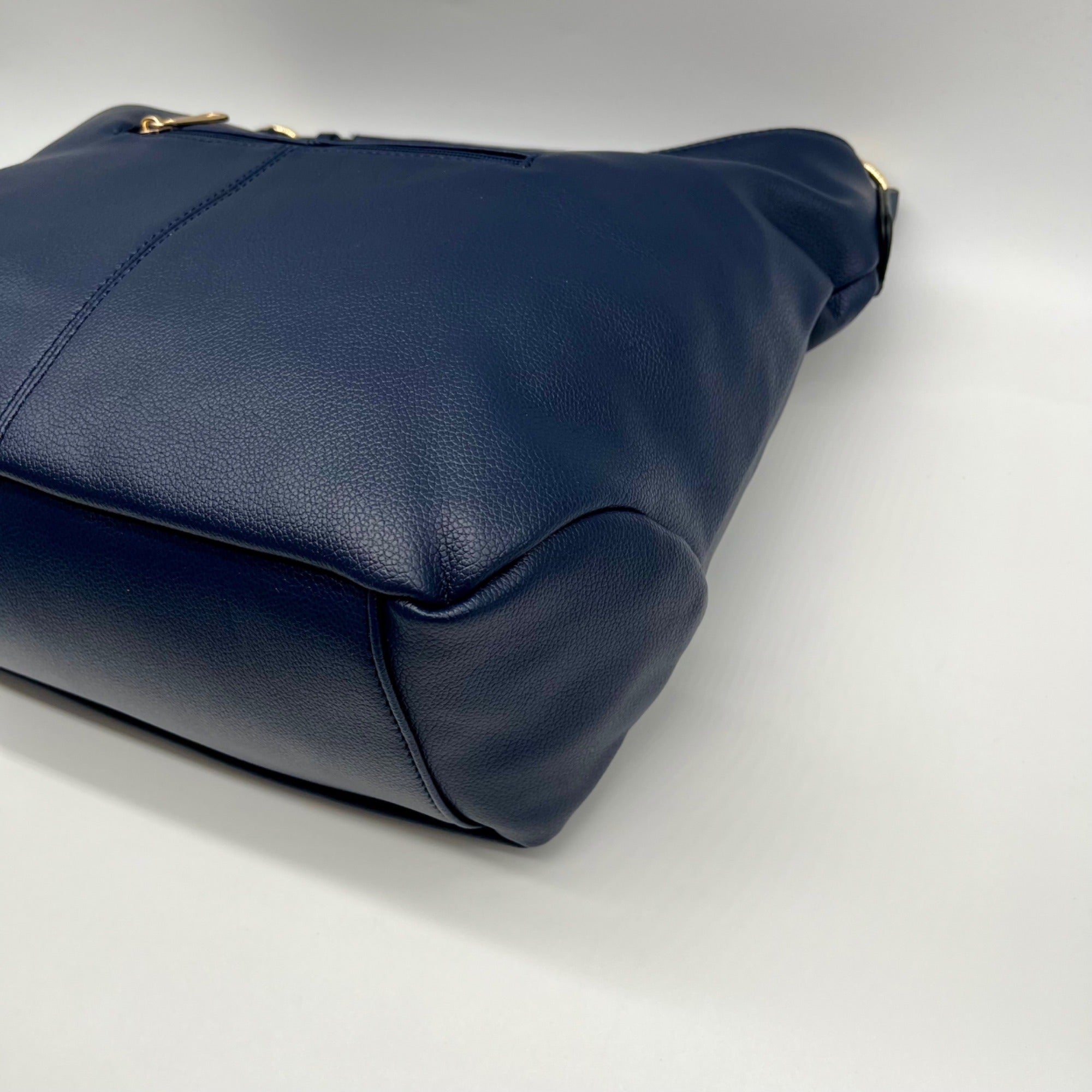 Marilyn Monroe Navy Blue Faux Leather Hobo Bag