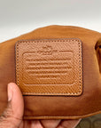 Coach Brown Signature North/South Crossbody Bag