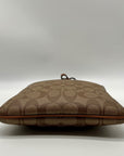 Coach Brown Signature North/South Crossbody Bag
