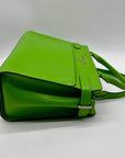 Kate Spade Bright Green Saffiano Leather Staci Satchel Bag