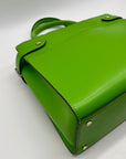Kate Spade Bright Green Saffiano Leather Staci Satchel Bag
