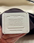 Coach Cream Pebbled Leather Turnlock Tote Bag-F12164