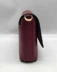 Michael Kors Mulberry Leather Small Nessa Messenger Crossbody Bag