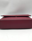 Michael Kors Mulberry Leather Small Nessa Messenger Crossbody Bag