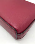 Michael Kors Mulberry Leather Small Nessa Messenger Crossbody Bag