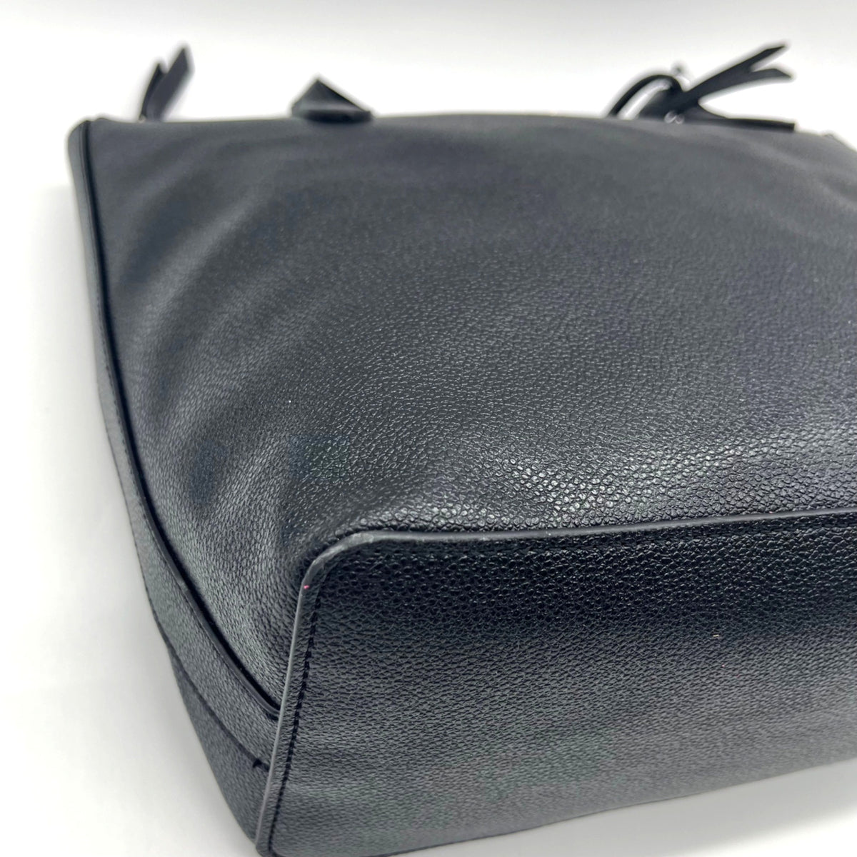 Nine West Black Faux Leather Convertible Shoulder Bag
