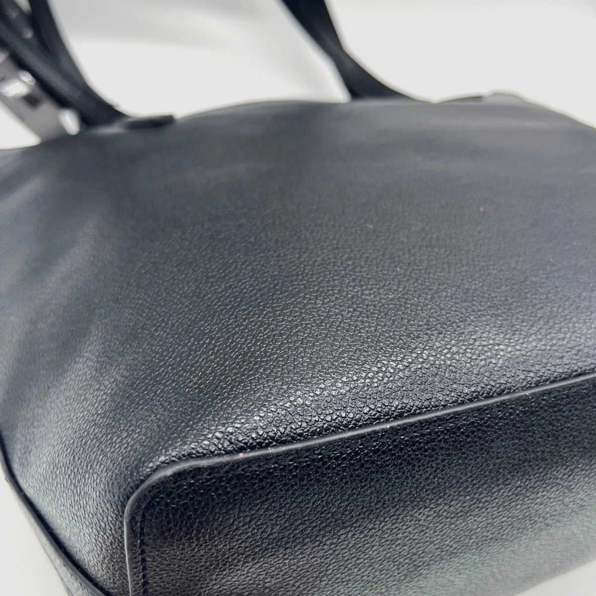 Nine West Black Faux Leather Convertible Shoulder Bag