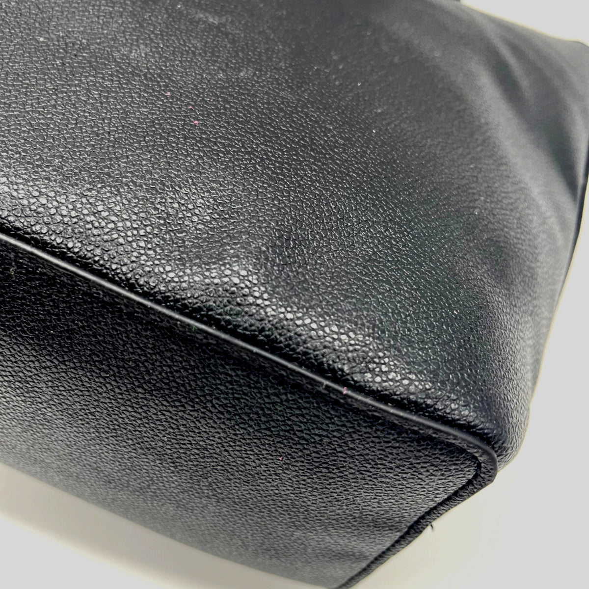 Nine West Black Faux Leather Convertible Shoulder Bag