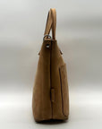 Sanumi Camel Leather Tote Bag