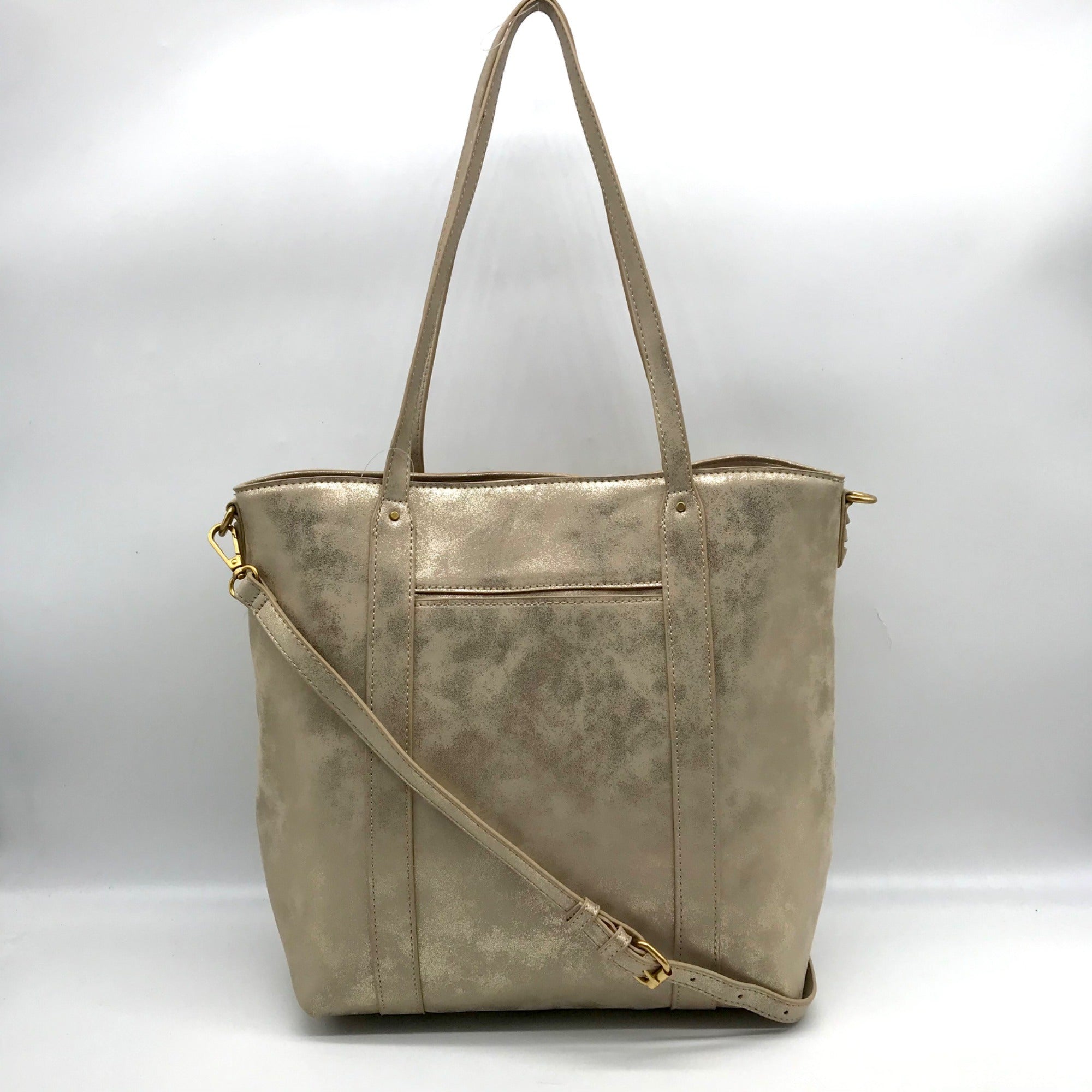 Style &amp; Co Metallic Whipstitch Tote Bag