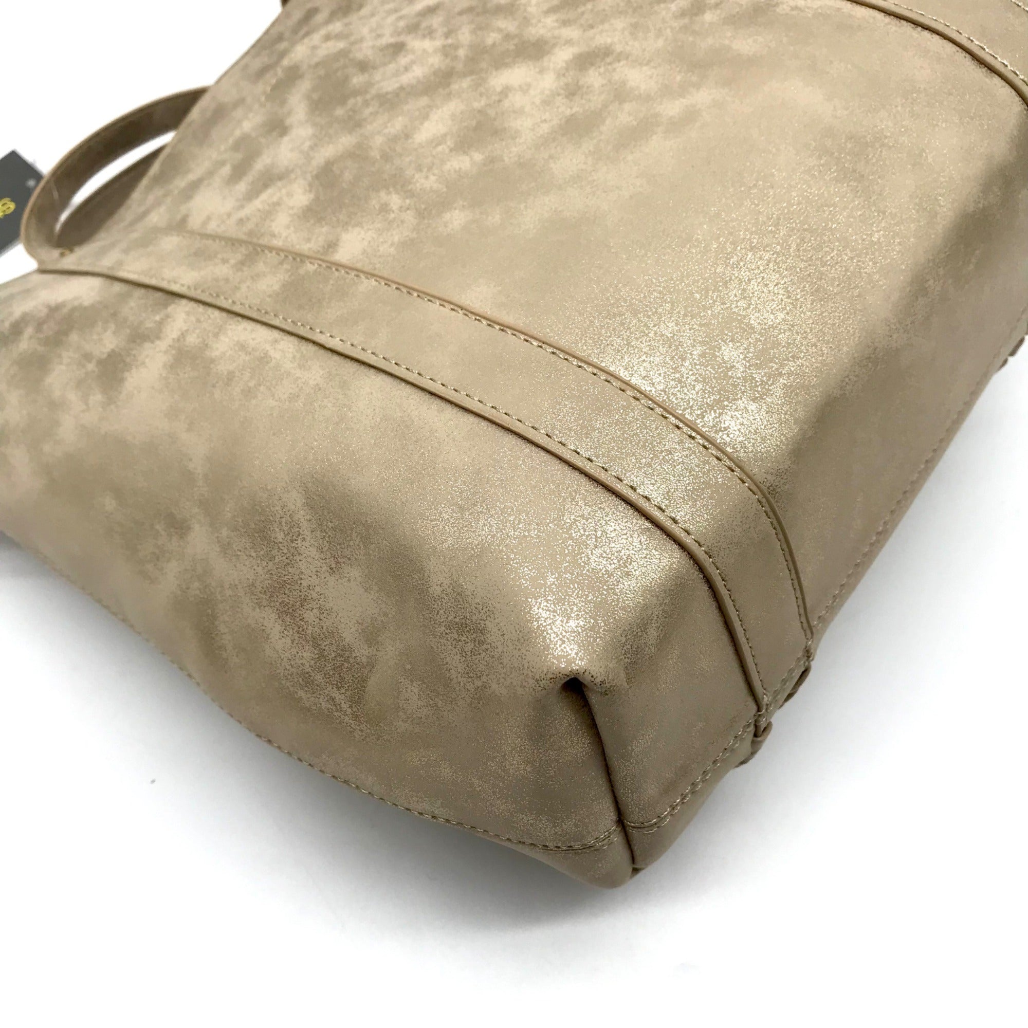 Style &amp; Co Metallic Whipstitch Tote Bag