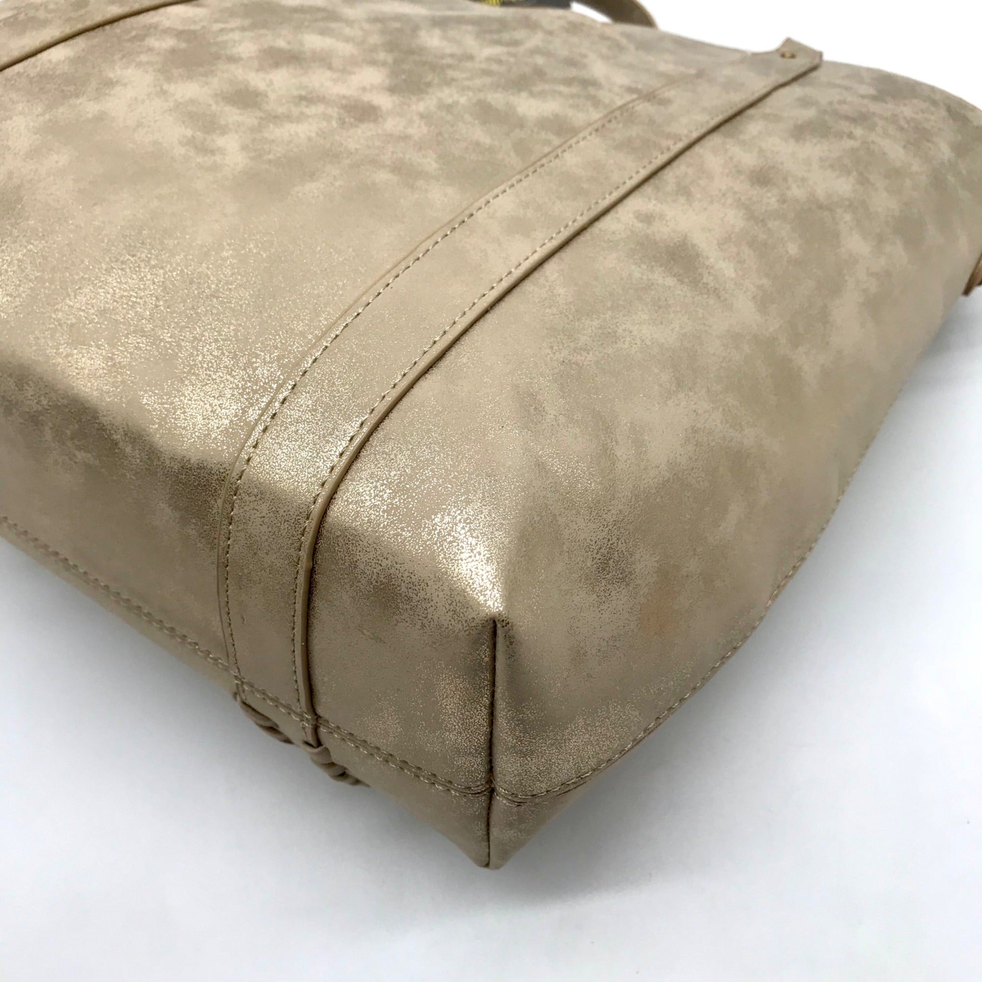 Style &amp; Co Metallic Whipstitch Tote Bag