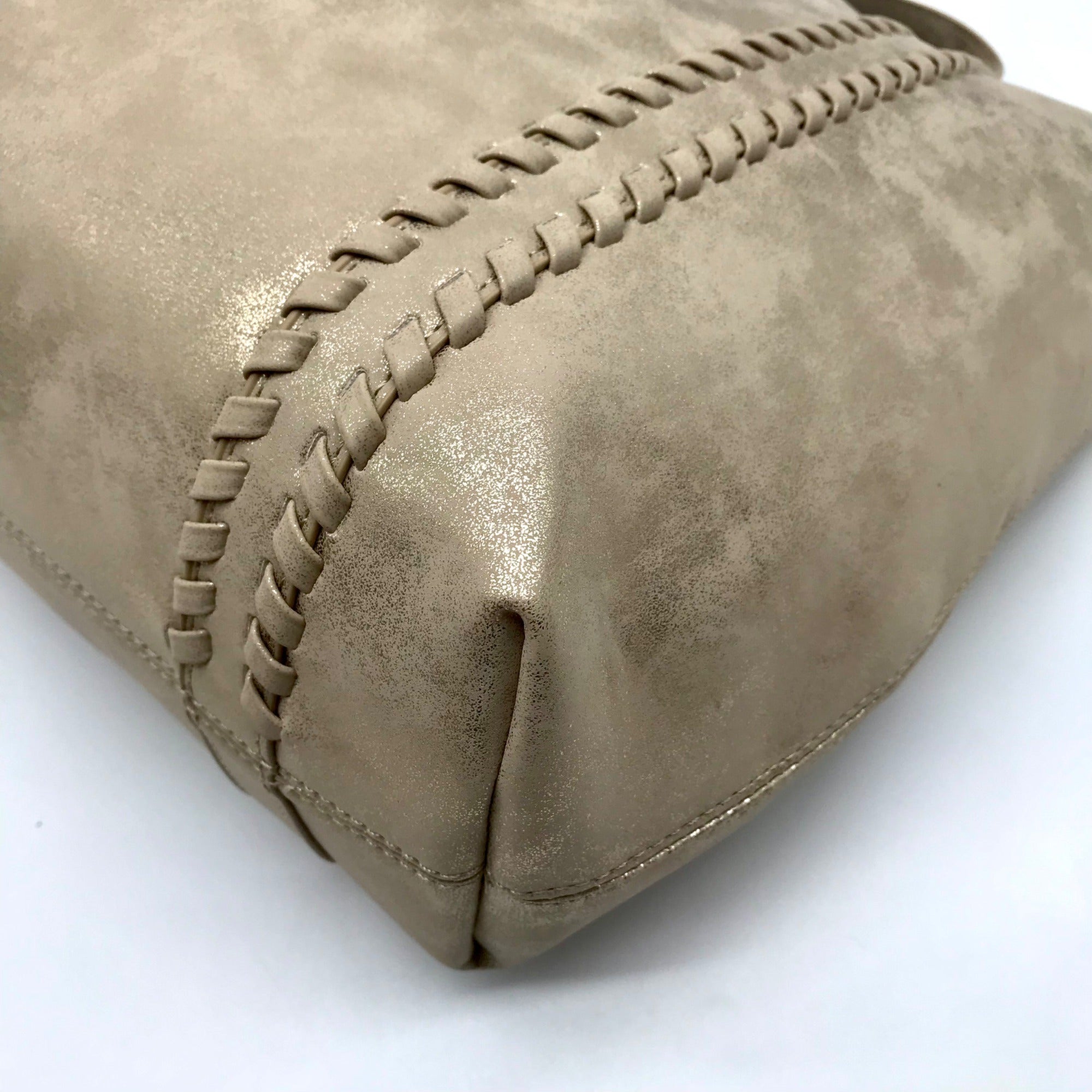 Style &amp; Co Metallic Whipstitch Tote Bag