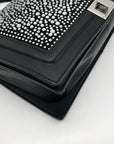 I.N.C. International Concepts Black Rhinestone Ajae Hotfix Shoulder Bag