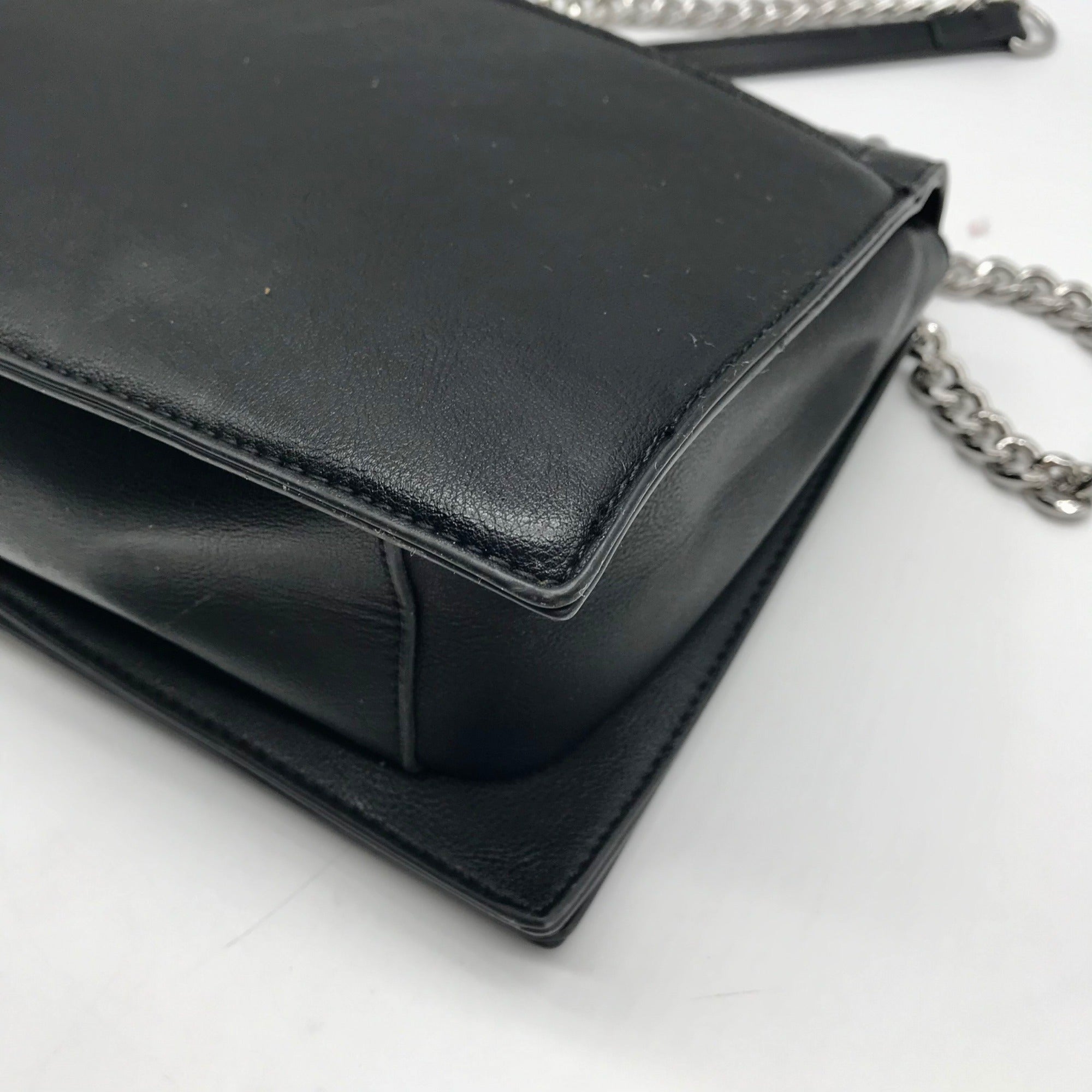 I.N.C. International Concepts Black Rhinestone Ajae Hotfix Shoulder Bag