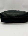 Franklin Covey Black Leather Veronica Shoulder Bag