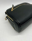 Madison West Black Leather Crossbody Bag