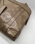 Hobo Gray leather Shoulder Bag