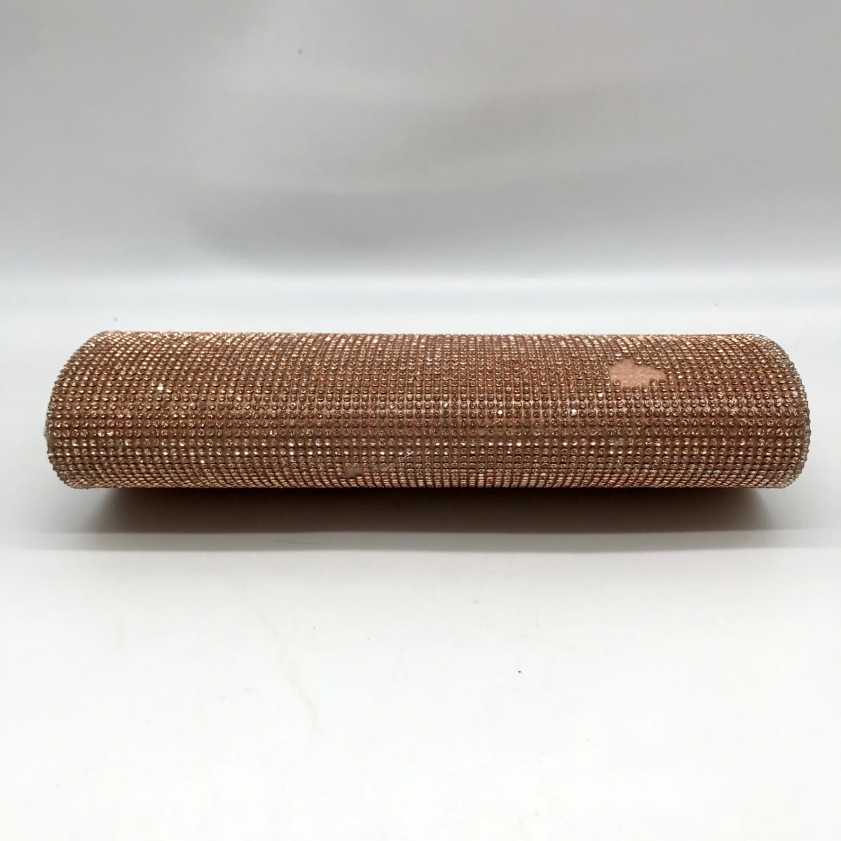 Nina Rose Gold Crystal Frame Clutch