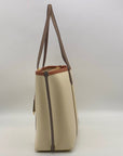 Tory Burch Tan Leather Perry Triple-Compartment Tote
