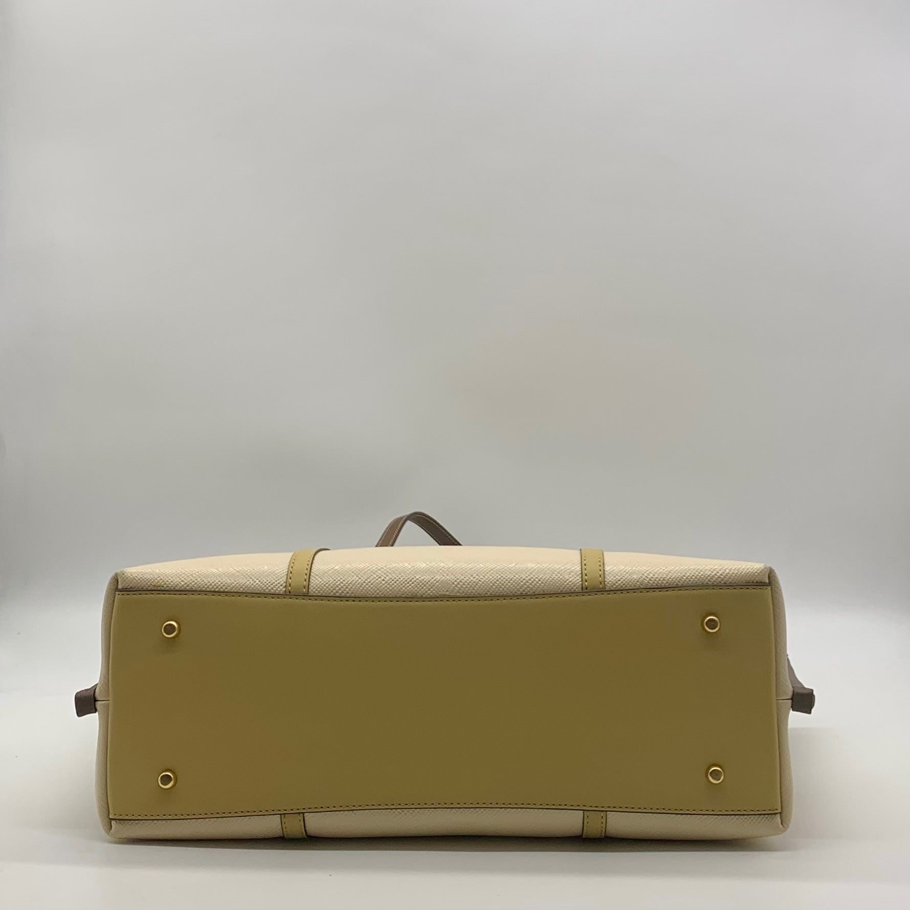 Tory Burch Tan Leather Perry Triple-Compartment Tote