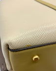 Tory Burch Tan Leather Perry Triple-Compartment Tote