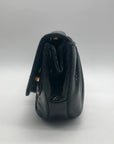 Judith Leiber Black Snakeskin Evening Convertible Crossbody Bag