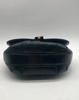 Judith Leiber Black Snakeskin Evening Convertible Crossbody Bag