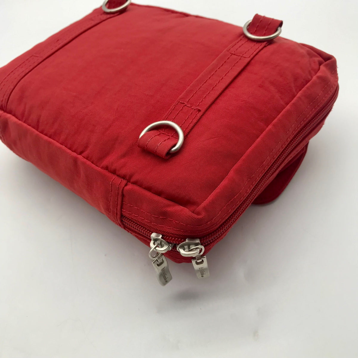 Baggallini Red Nylon Multi-Pocket Crossbody Bag