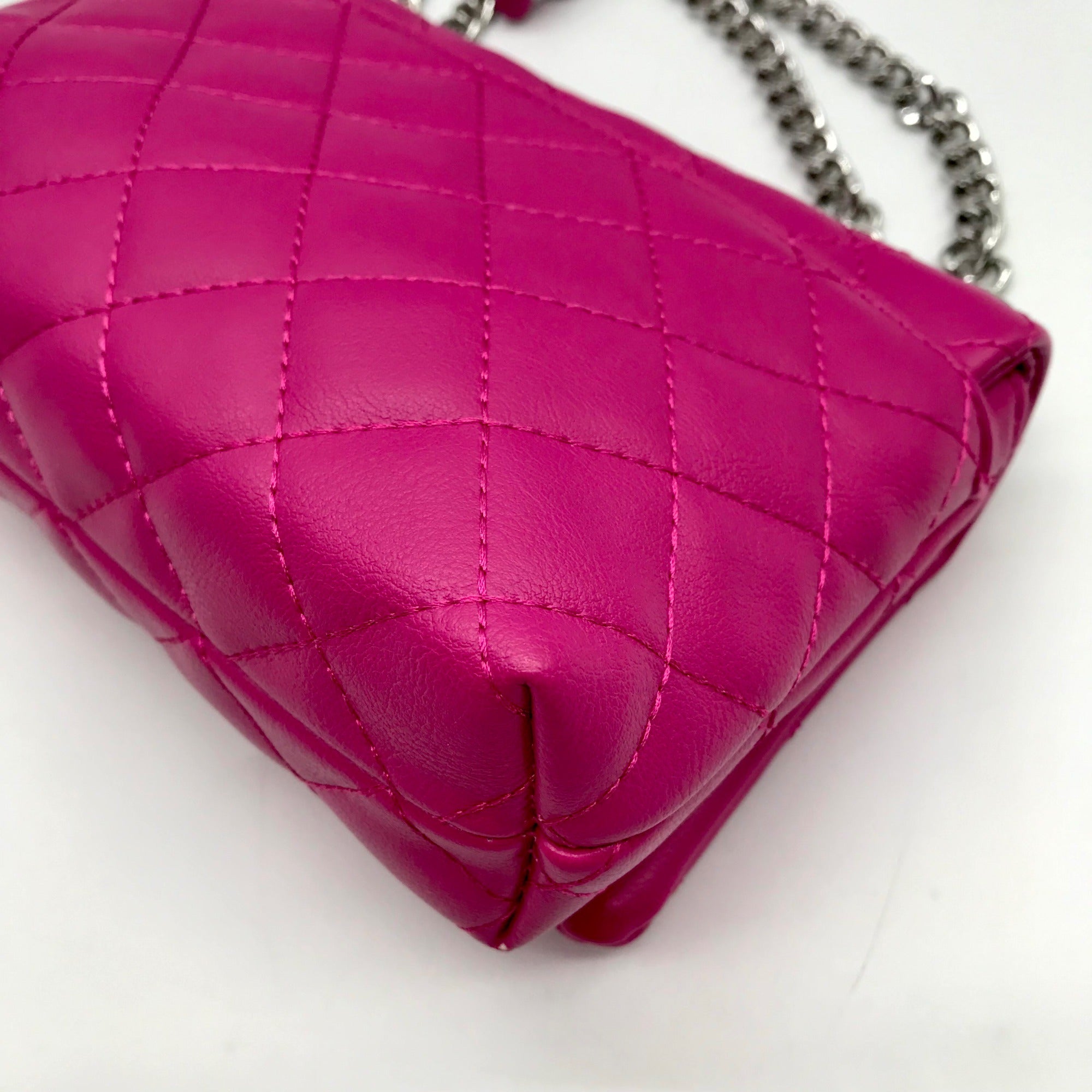 I.N.C. International Concepts Deep Pink Quilted Ajae Crossbody Bag