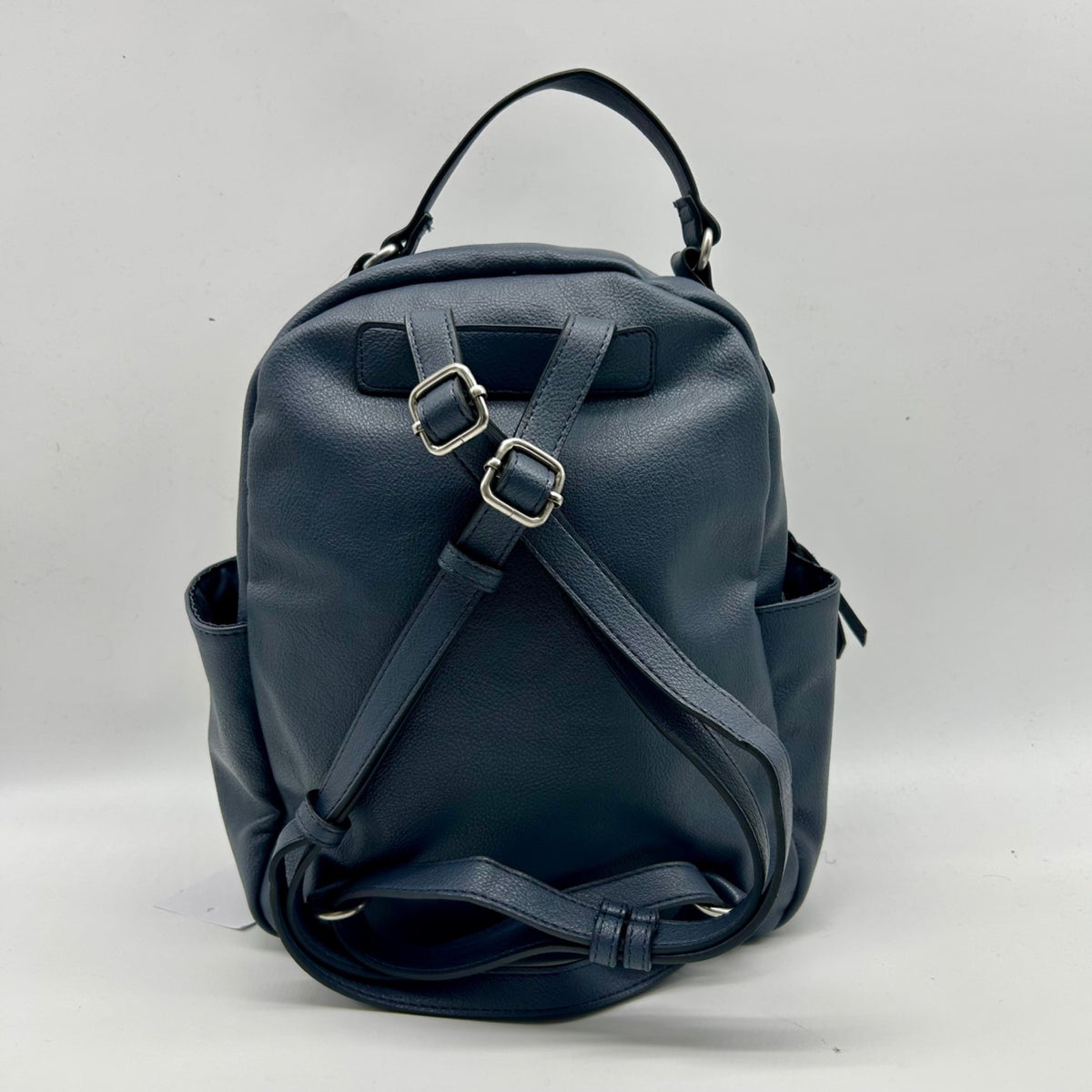 Style &amp; Co Hudsonn Blue Faux Leather Backpack