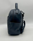 Style & Co Hudsonn Blue Faux Leather Backpack