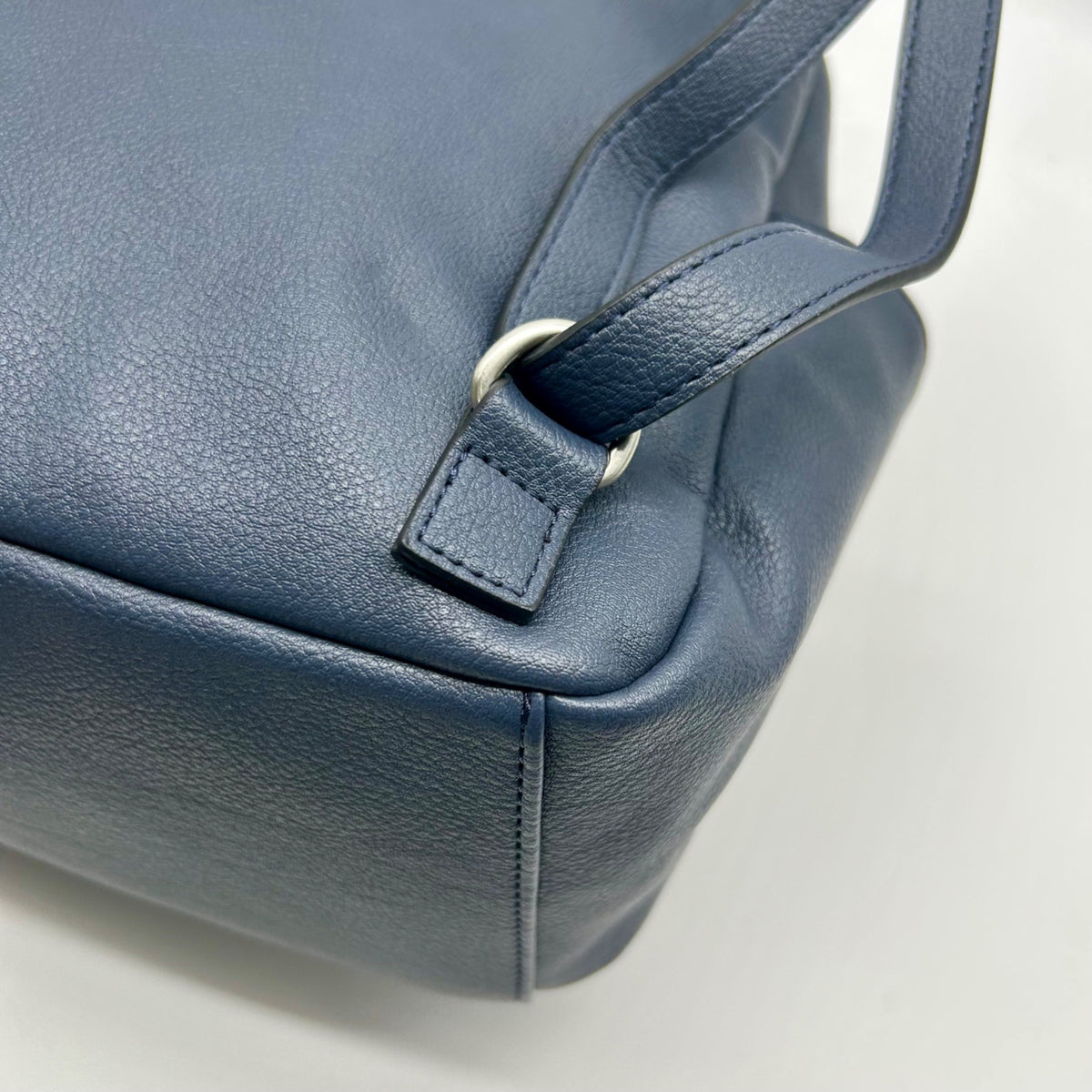 Style &amp; Co Hudsonn Blue Faux Leather Backpack