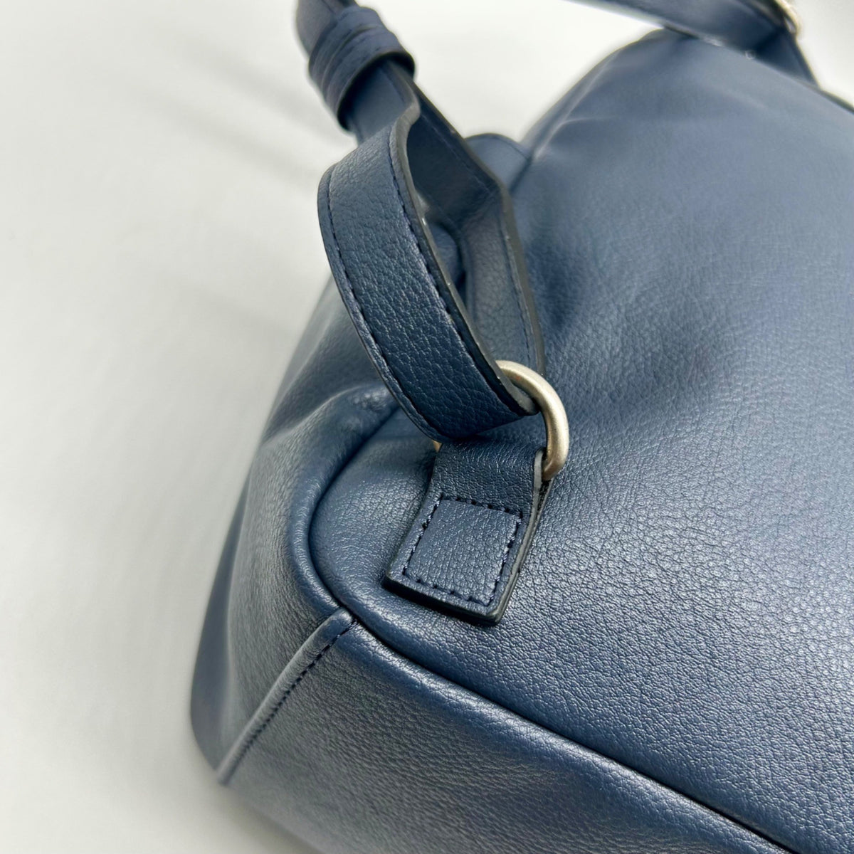 Style &amp; Co Hudsonn Blue Faux Leather Backpack