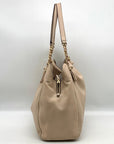 Tory Burch Bedrock Beige Harper Tote Bag