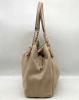 Tory Burch Bedrock Beige Harper Tote Bag