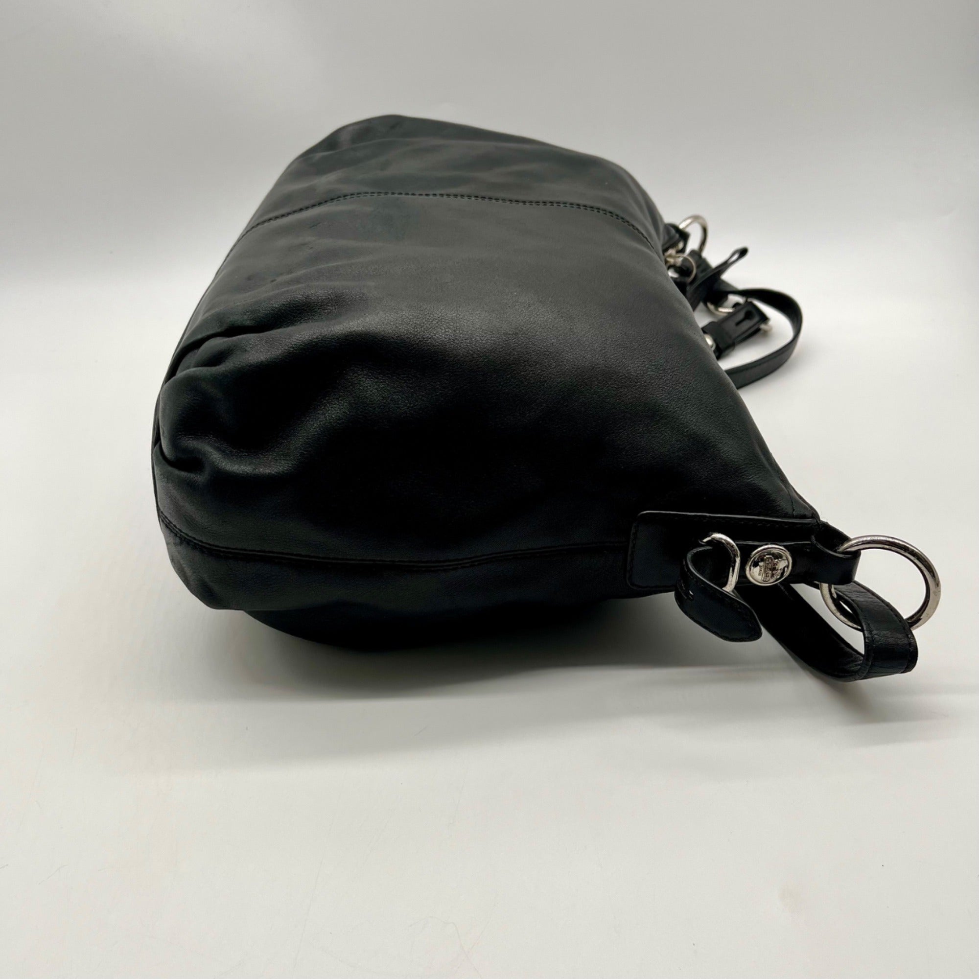 Coach Black Ashley Leather Shoulder Bag 15737