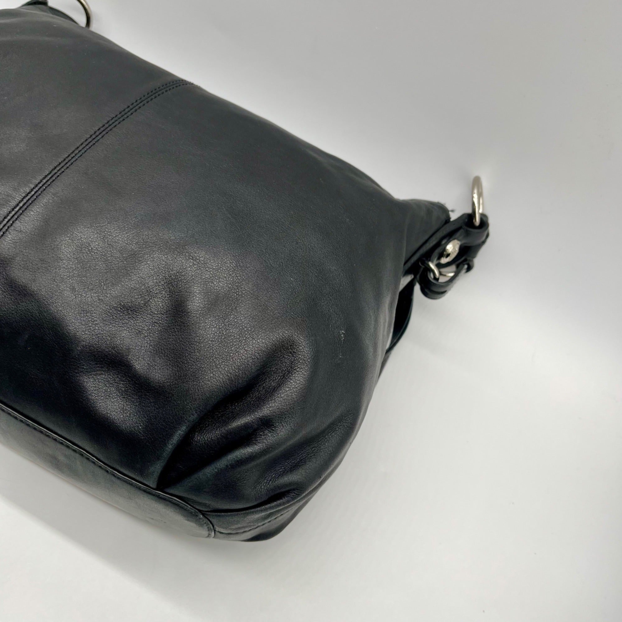Coach Black Ashley Leather Shoulder Bag 15737