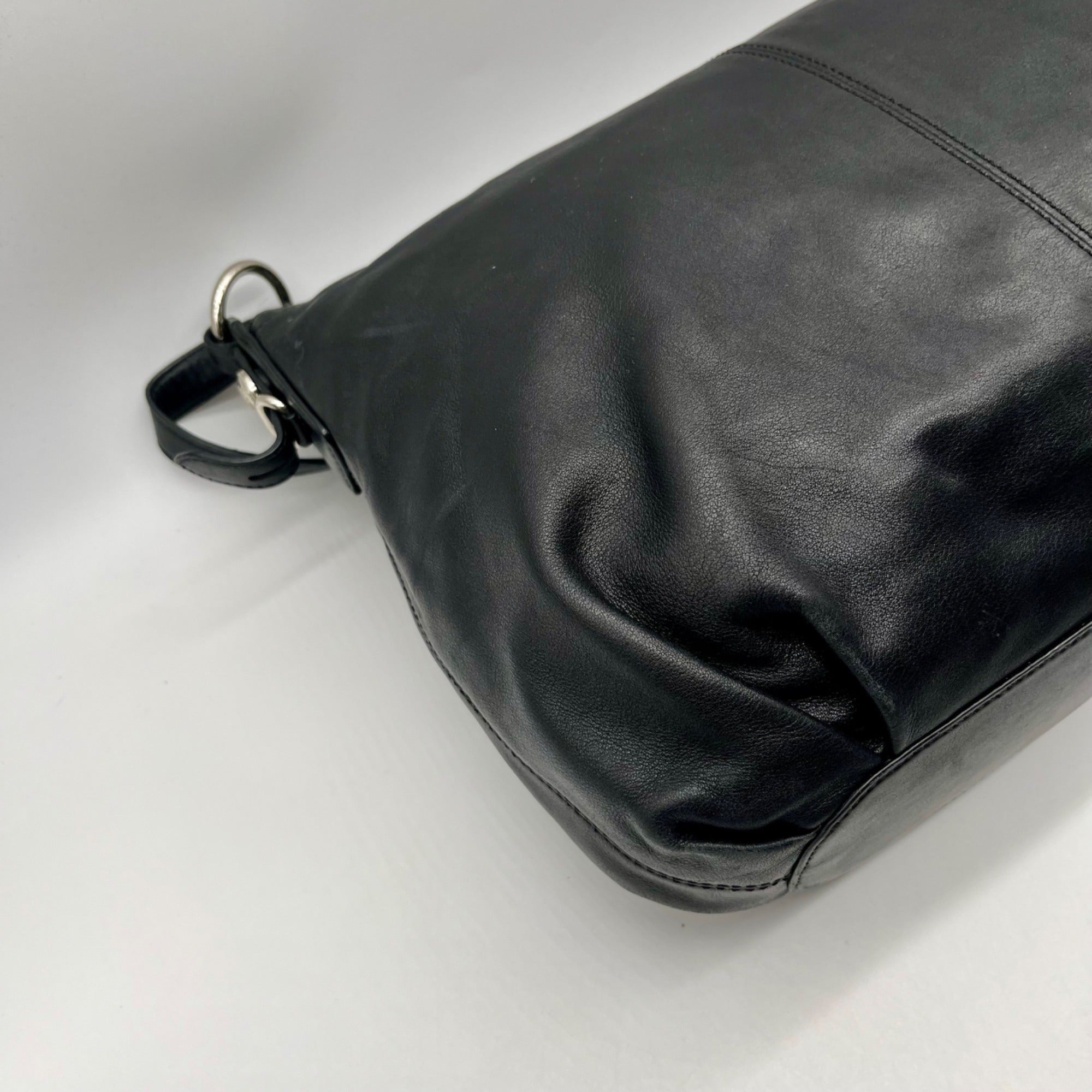 Coach Black Ashley Leather Shoulder Bag 15737