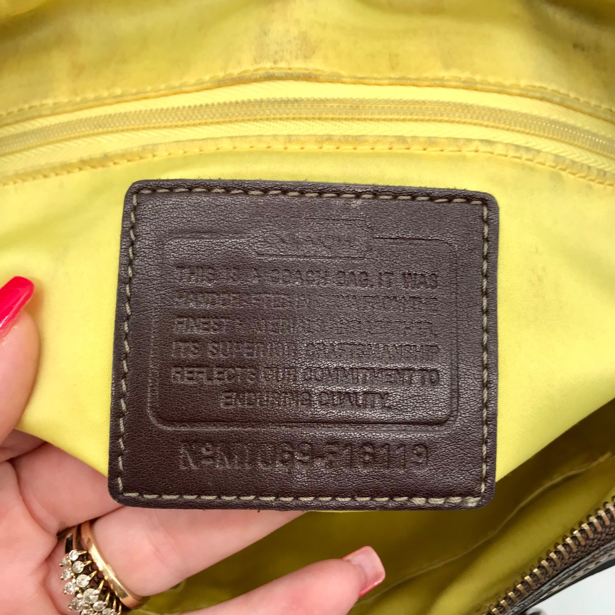 Coach Brown Monogram Coated Canvas Penelope Satchel Bag F16119