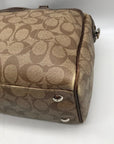 Coach Brown Monogram Coated Canvas Penelope Satchel Bag F16119