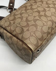 Coach Brown Monogram Coated Canvas Penelope Satchel Bag F16119