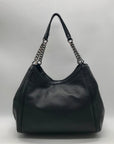 Coach Black Pebbled Leather Shoulder Bag C8532