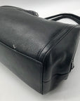 Coach Black Pebbled Leather Shoulder Bag C8532