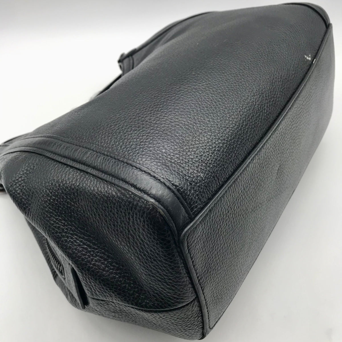 Coach Black Pebbled Leather Shoulder Bag C8532
