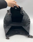 Coach Black Pebbled Leather Shoulder Bag C8532