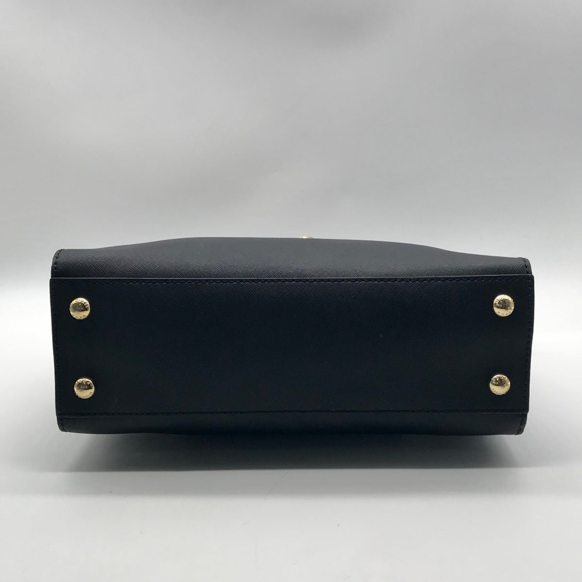 Michael Kors Black Saffiano Leather Hamilton Satchel And Pouch