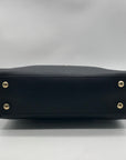 Michael Kors Black Saffiano Leather Hamilton Satchel And Pouch